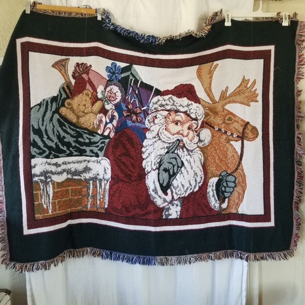 Hallmark | Vintage Christmas Tapestry Blanket